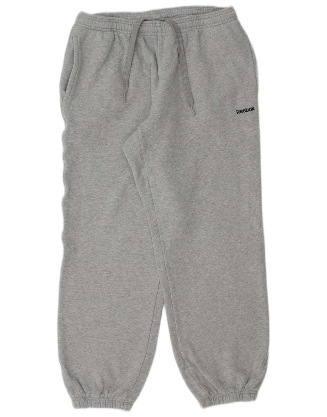 Pantalones de chándal Reebok Hombre Joggers de algodón moteado gris medio