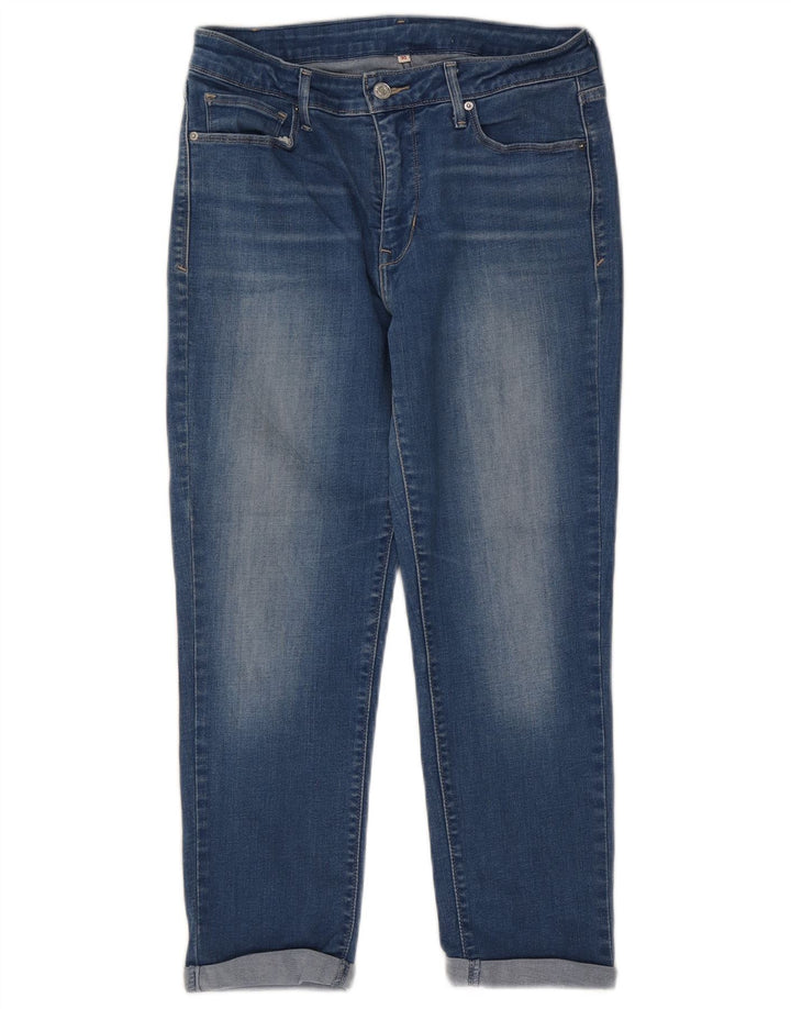 Vaqueros Levi's Mujer Cropped W30 L24 Algodón Azul