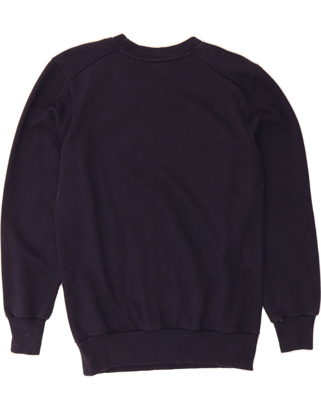 PUMA Mens Graphic Sweatshirt Jumper Small Navy Blue Cotton Vintage Puma and Second-Hand Puma from Messina Hembry 