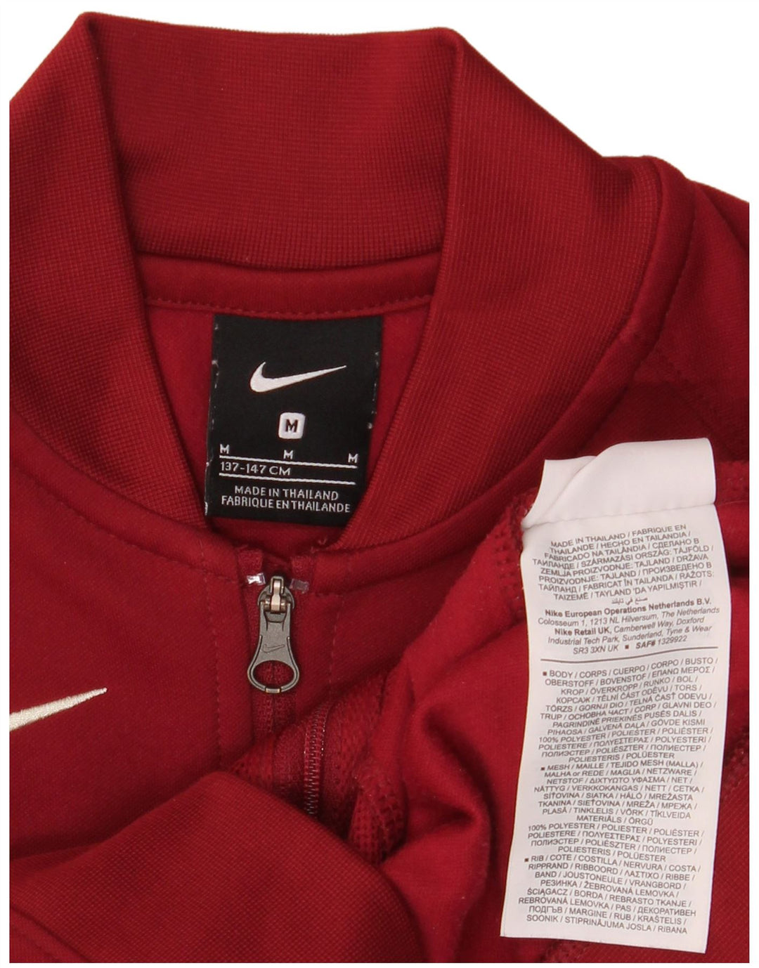 Nike Liverpool - Chaqueta de chándal para niño, 10 a 11 años, color granate mediano