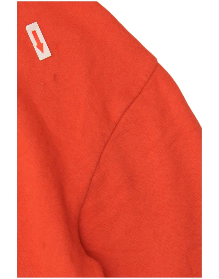 Marks & Spencer Jersey con capucha extragrande para mujer UK 12 Algodón naranja mediano