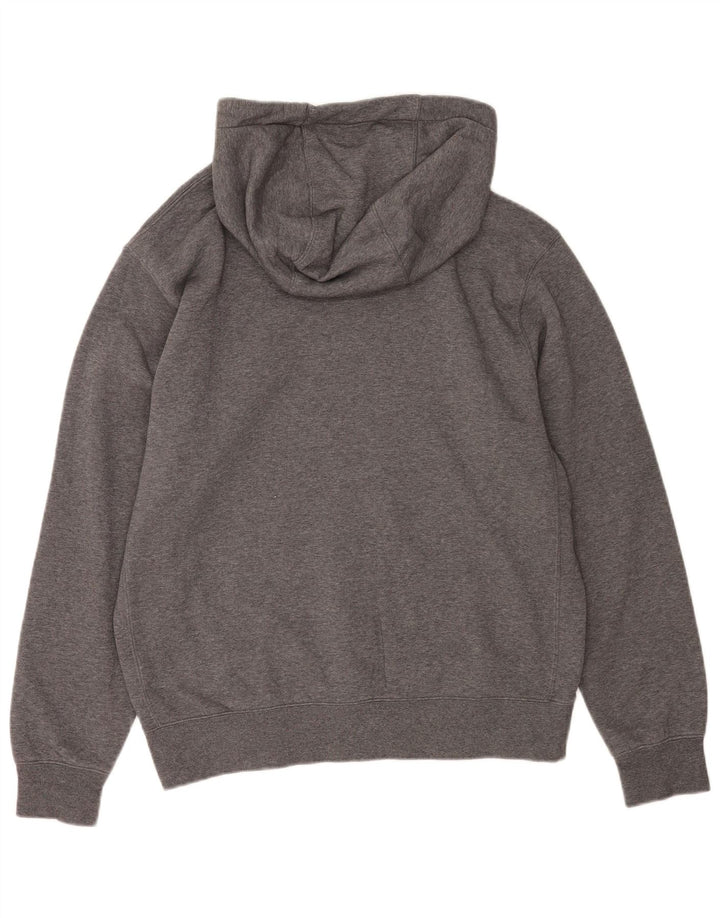 NIKE Hombre Sudadera con Capucha Jumper Gris Medio Algodón