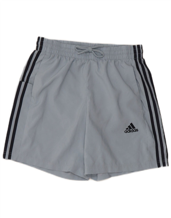 Pantalones cortos deportivos ADIDAS para mujer UK 44 Poliéster azul medio