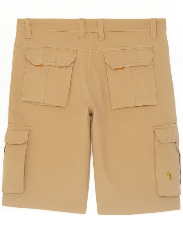 Carrera Mens Cargo Shorts Large W36 Beige Cotton