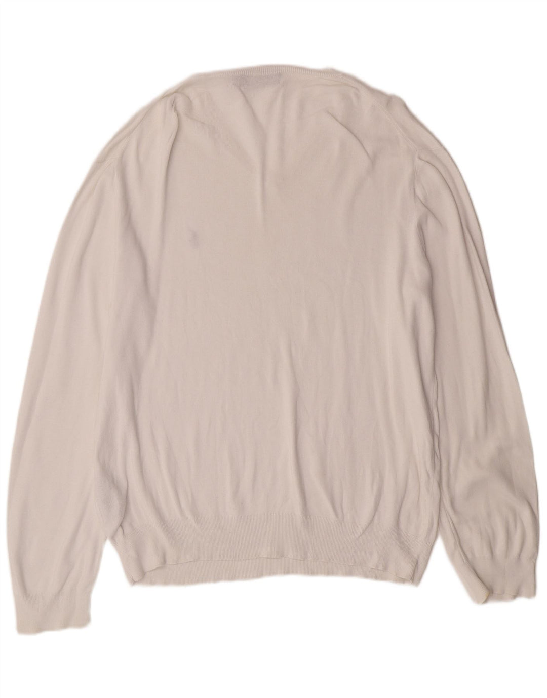 POLO RALPH LAUREN Jersey con cuello en V para hombre XL Algodón blanco