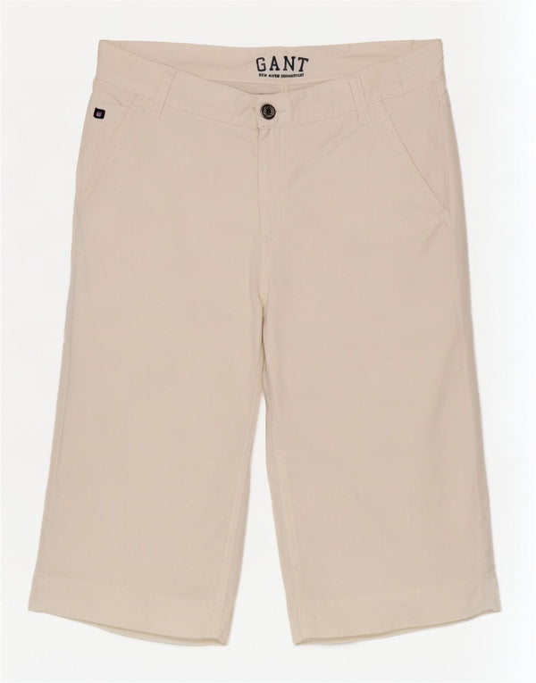 Bermudas Gant Mujer W30 Medium Off White Cotton