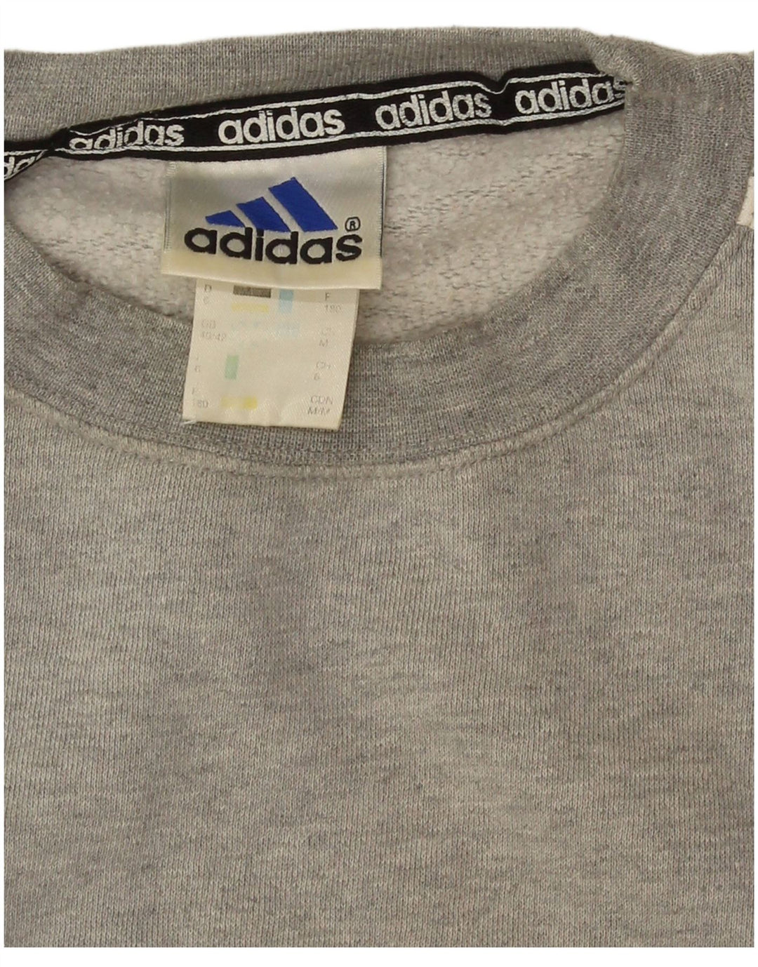 Adidas - Sudadera para hombre, talla 40/42, color gris medio