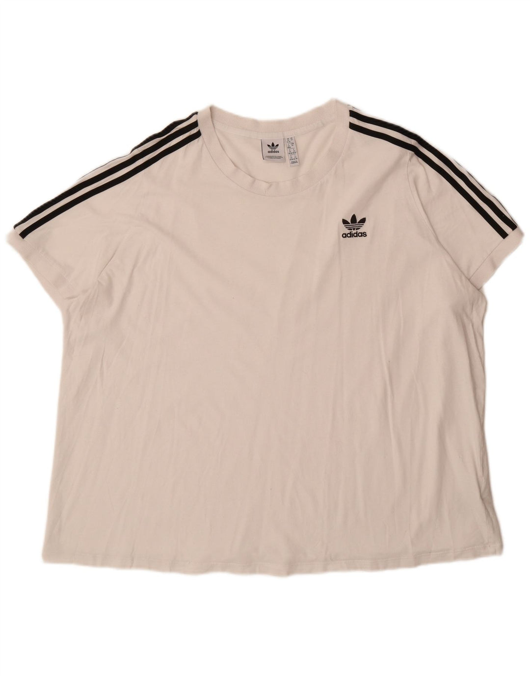 Camiseta ADIDAS Mujer Top UK 32/34 4XL Blanco Algodón