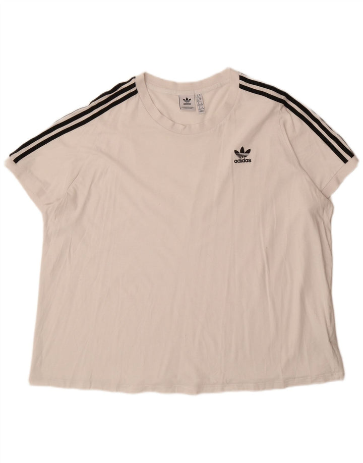 Camiseta ADIDAS Mujer Top UK 32/34 4XL Blanco Algodón