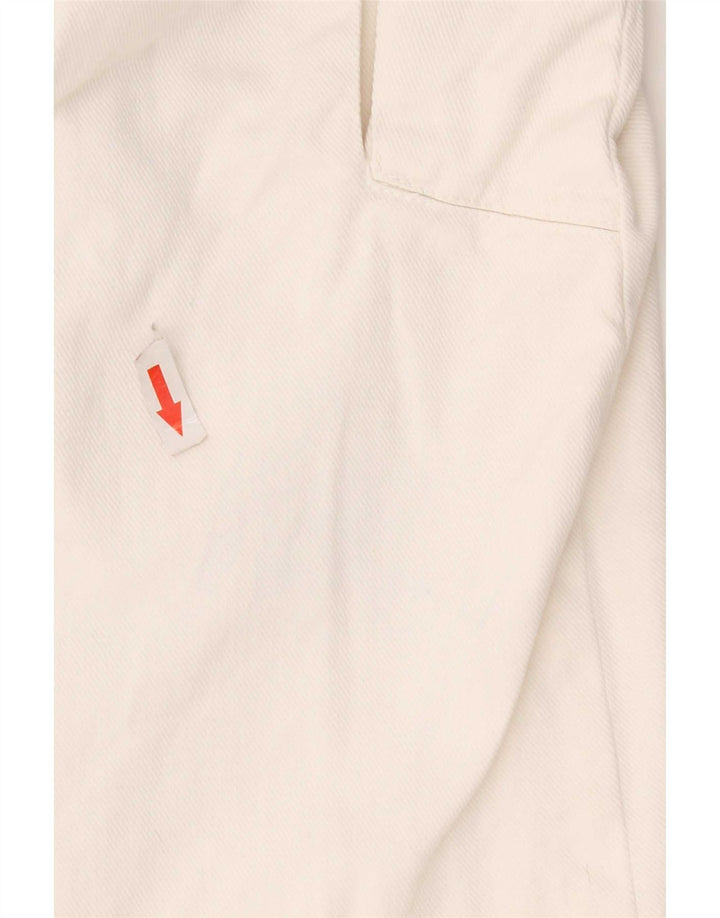 Vintage Mujer A-Line Falda W25 XS Blanco