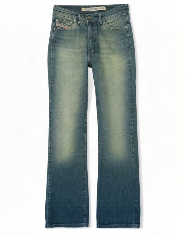 Vaqueros Bootcut Mujer Diesel W27 L32 Algodón Azul
