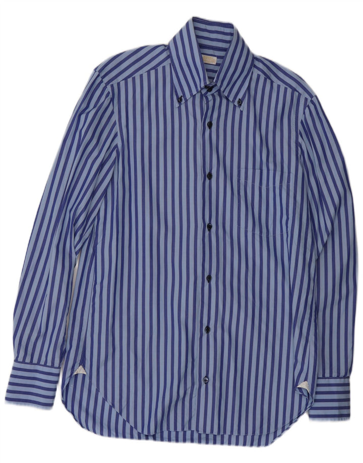 Camisa Barba Mujer Talla 40 15 Rayas Azul Medio