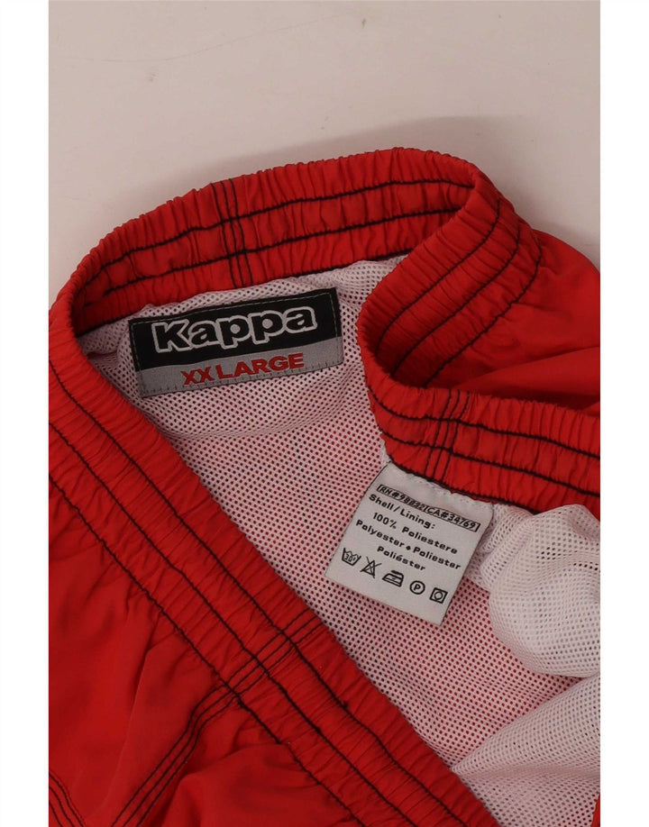 Kappa Bañador Corto Hombre 2XL Rojo Poliéster