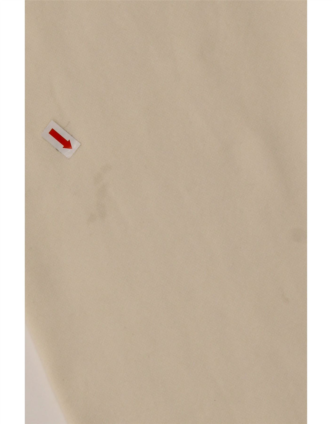 REEBOK Sudadera Suelta con Cuello Y Cremallera para Hombre Jersey Mediano De Algodón Blanco Roto