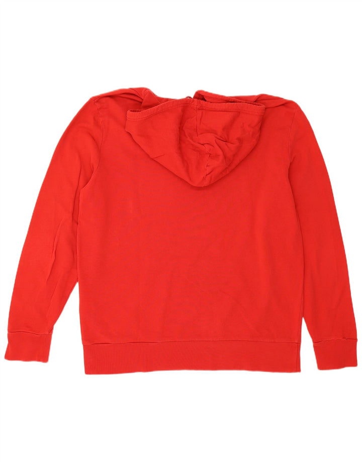 Levi's Jersey con capucha gráfica para hombre de algodón rojo grande