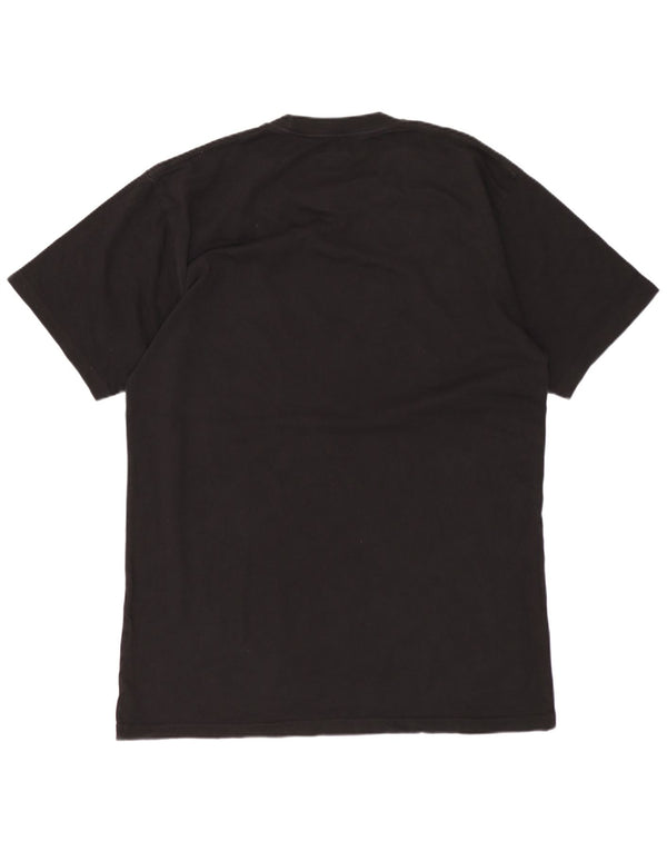 Vans - Camiseta de corte clásico para hombre, talla grande, algodón negro