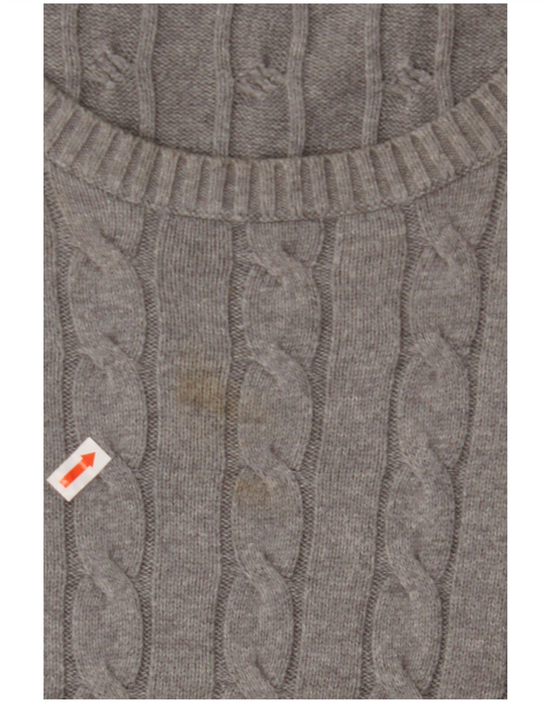 GANT Jersey de cuello redondo para hombre, talla 3XL, algodón gris