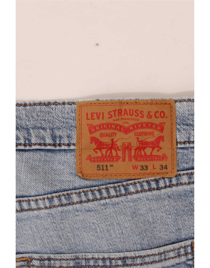 Vaqueros Levi's 511 Slim para hombre W33 L34 Azul