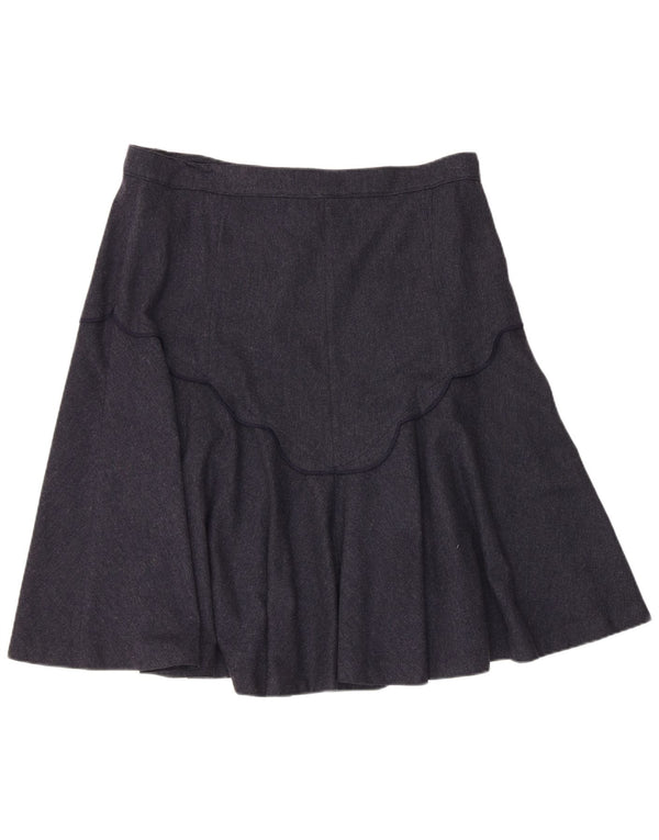 Falda acampanada vintage para mujer EU 46 XL W36 Azul marino
