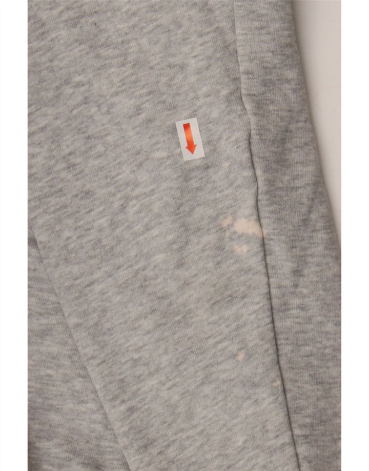 PUMA Womens Graphic Hoodie Jumper UK 14 Large  Grey Polyester Vintage Puma and Second-Hand Puma from Messina Hembry 