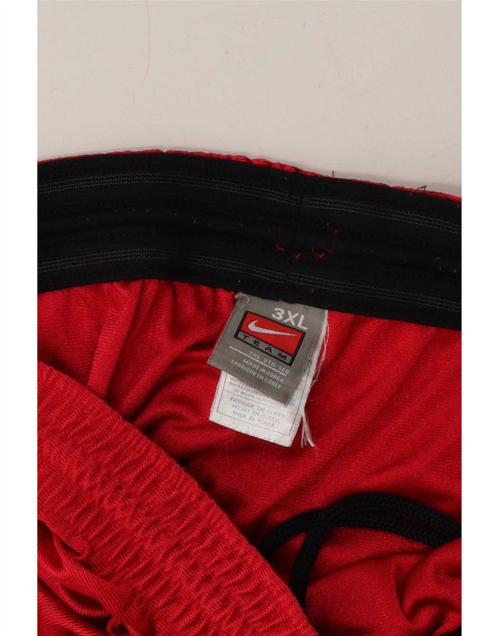 Nike - Pantalones cortos deportivos para hombre, talla 3XL, color rojo, poliéster