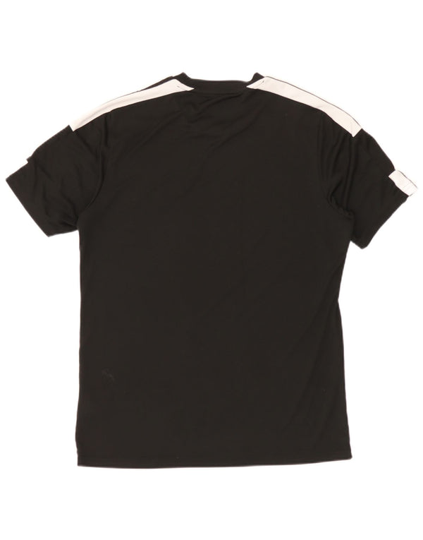 Adidas Hombre Aeroready Camiseta Top Medio Negro Colorblock Poliéster