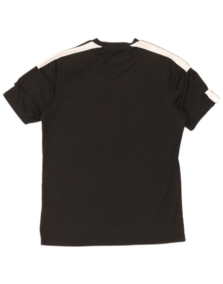 Adidas Hombre Aeroready Camiseta Top Medio Negro Colorblock Poliéster