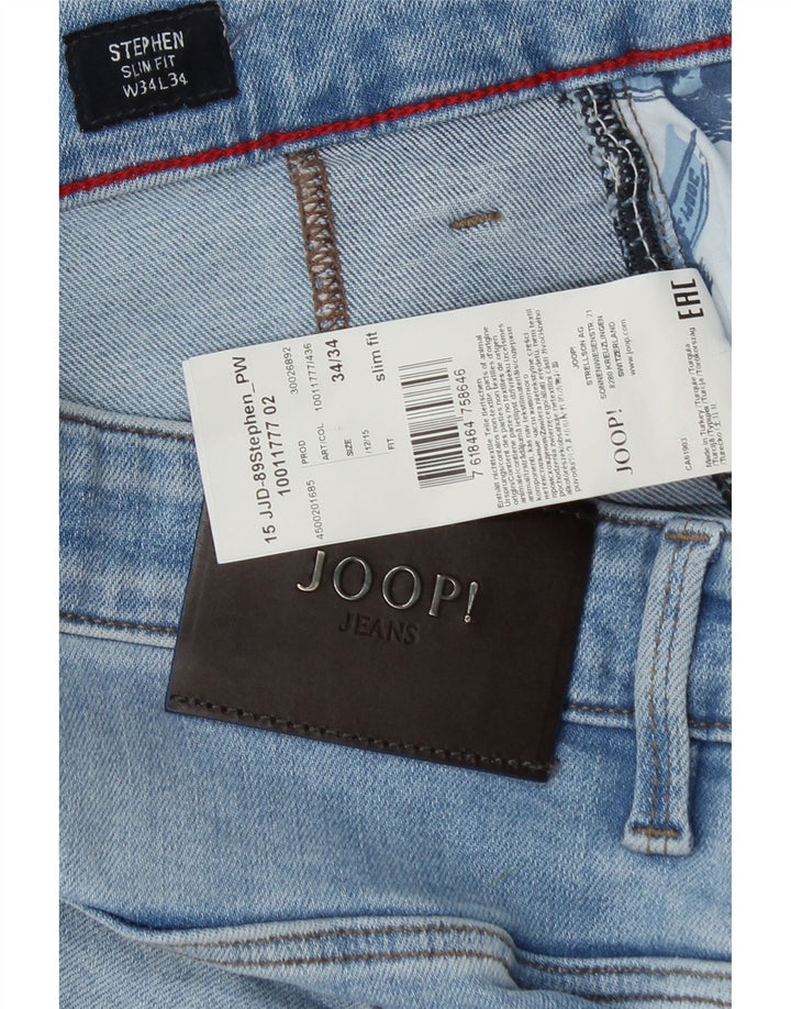 Joop Hombre Stephen Slim Jeans W34 L32 Algodón Azul
