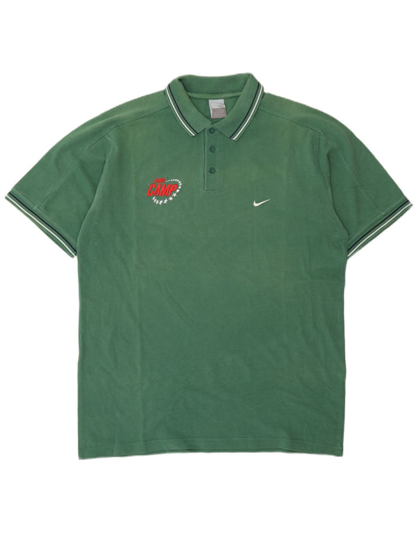 Nike Polo para hombre UK 45/47 XL Verde Algodón
