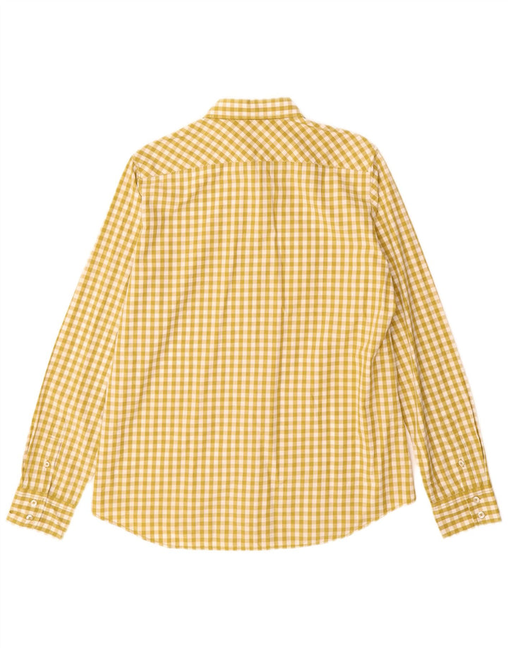 MARC O'POLO Camisa extragrande para mujer IT 40 Algodón a cuadros verde pequeño