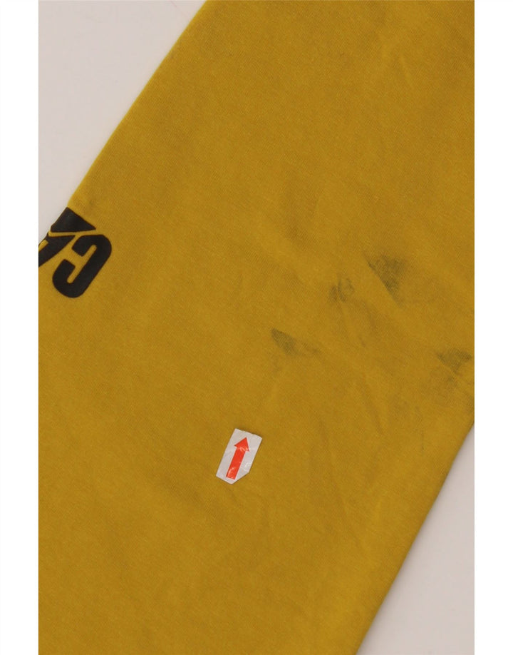 CAT Sudadera con estampado gráfico para niños 13-14 años Algodón con bloques de color amarillo