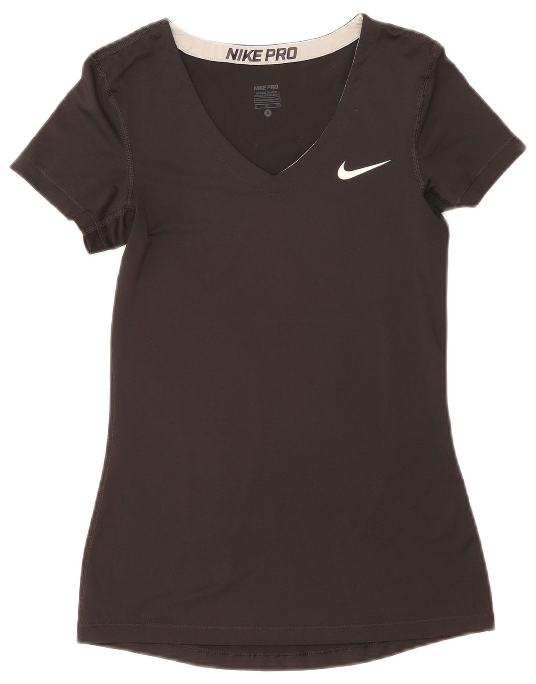 Nike - Camiseta Dri Fit para mujer, talla 8, color negro