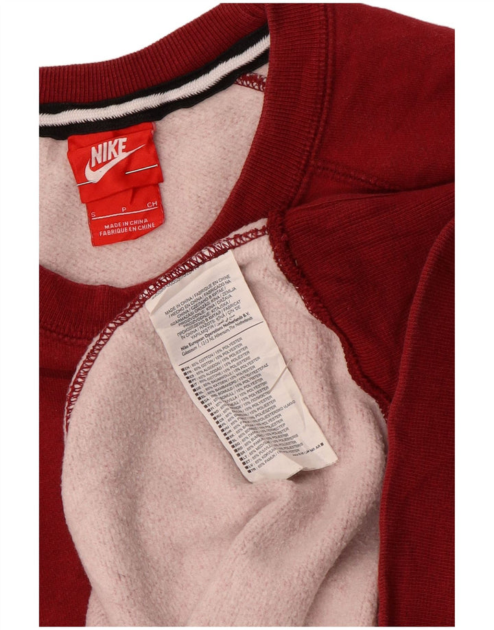 Nike Hombre Sudadera Jumper Small Rojo Algodón