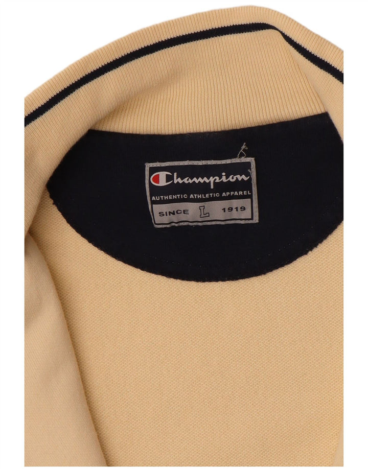 CHAMPION Chaqueta de chándal para hombre, talla grande, color beige