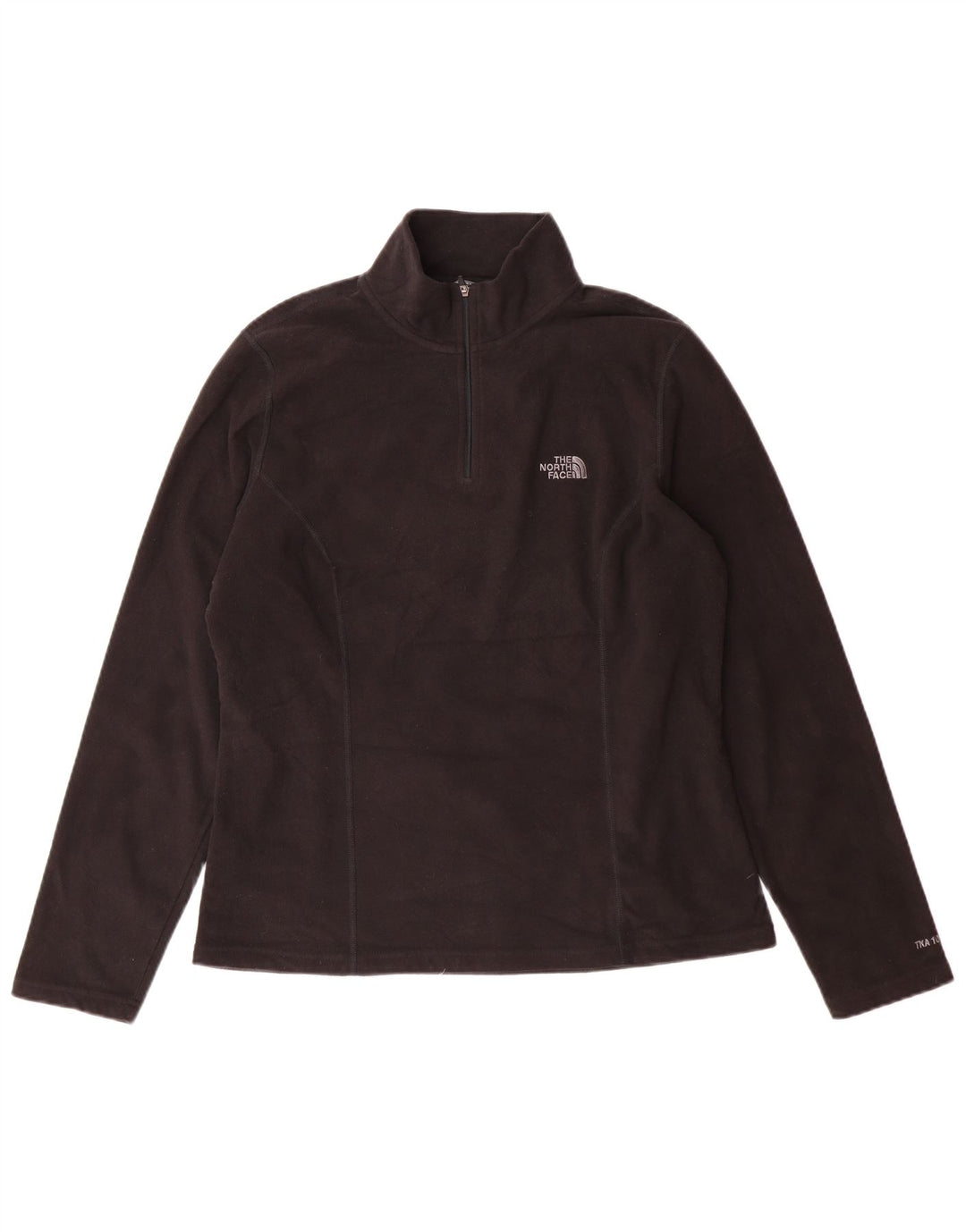 The North Face Jersey de forro polar con cuello y cremallera para mujer UK 46 Grande Poliéster negro