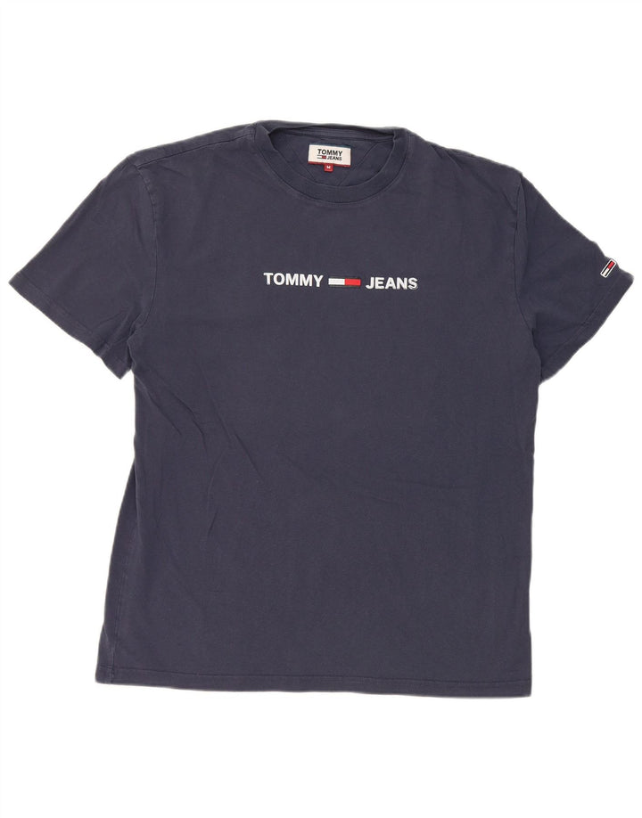 Tommy Hilfiger Hombre Camiseta Gráfica Top Medium Azul Marino