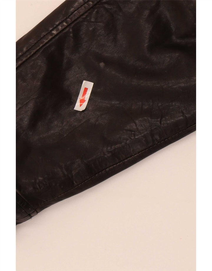 Bomboogie Chaqueta de cuero para hombre UK 42 XL Cuero marrón
