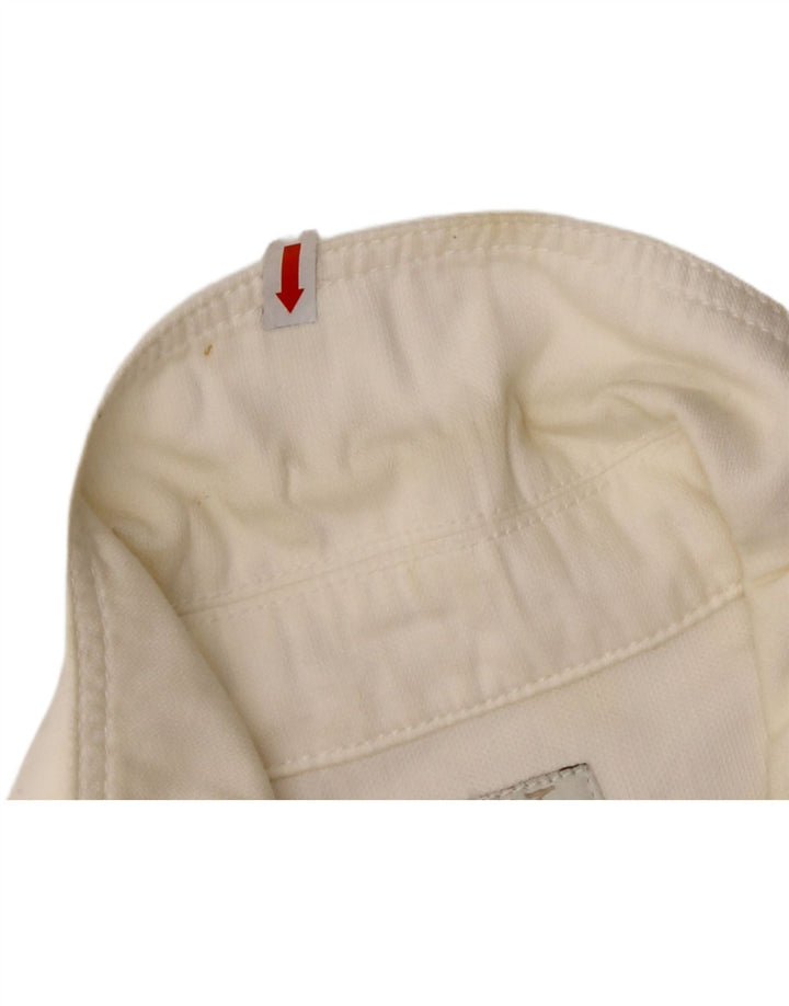 CALVIN KLEIN Chaqueta vaquera para hombre UK 38 Mediana Algodón blanco