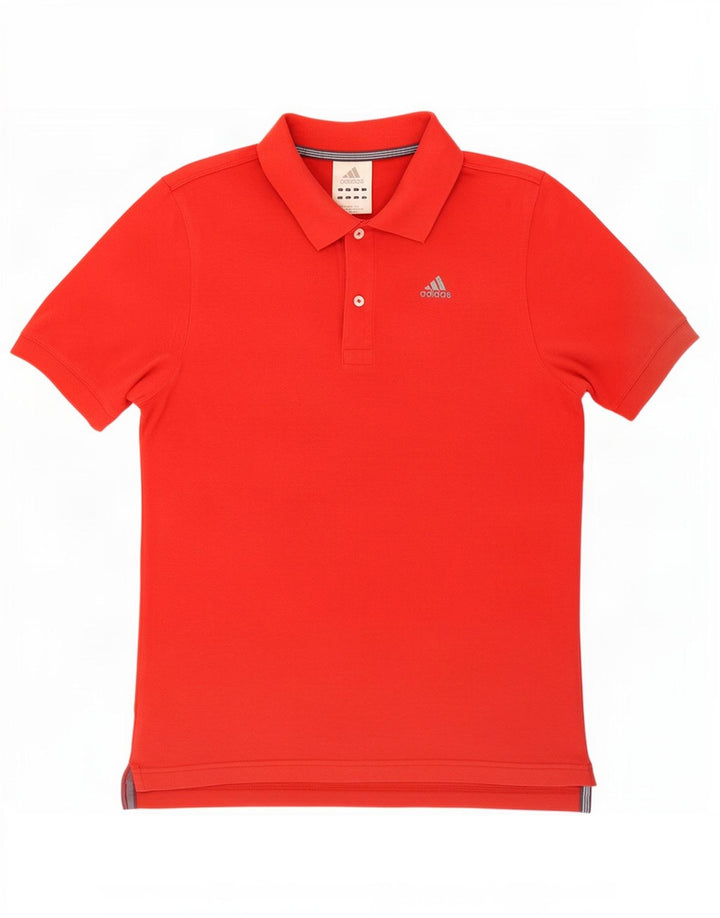 Polo Adidas Hombre Pequeño Algodón Rojo