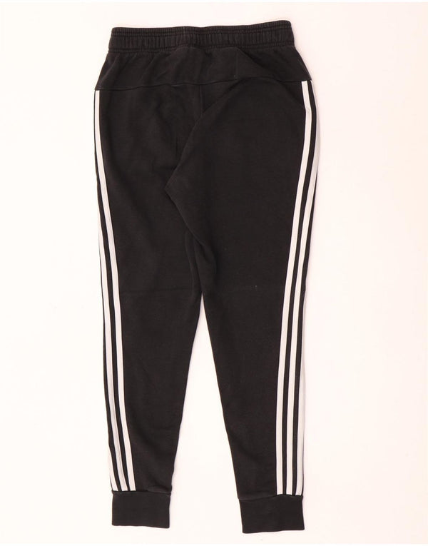 Adidas Mujer Chándal Pantalones Joggers UK 4/6 XS Negro Algodón