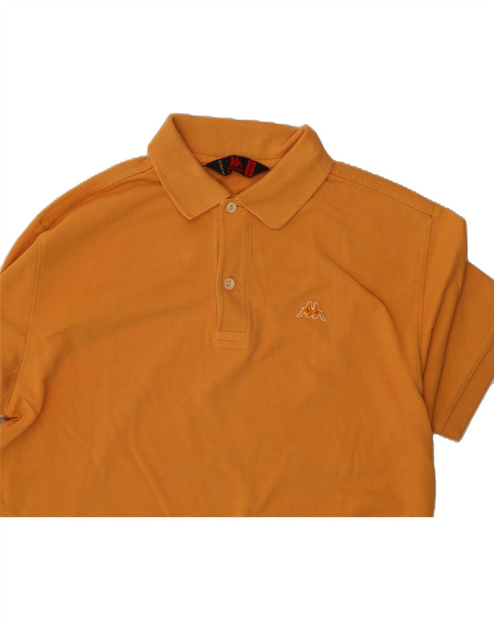 KAPPA Mens Polo Shirt Medium Orange Cotton Vintage Kappa and Second-Hand Kappa from Messina Hembry 