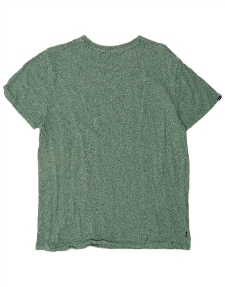 Superdry Camiseta para hombre Top Large Verde