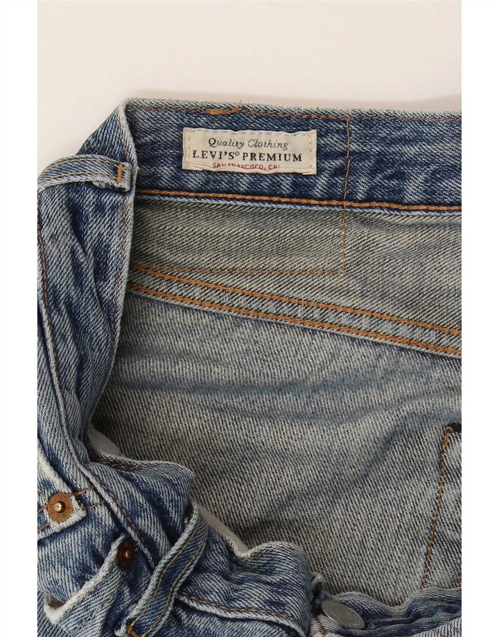 Levi's Vaqueros ajustados desgastados para hombre W34 L35 Azul