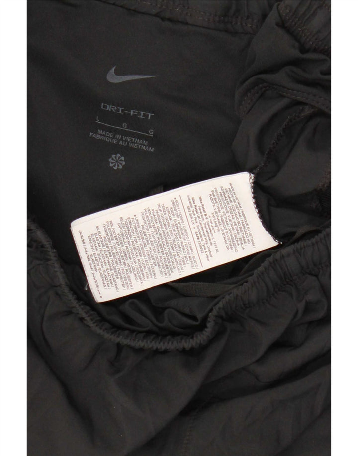 Nike Dri Fit - Pantalones cortos deportivos para hombre (poliéster), color negro