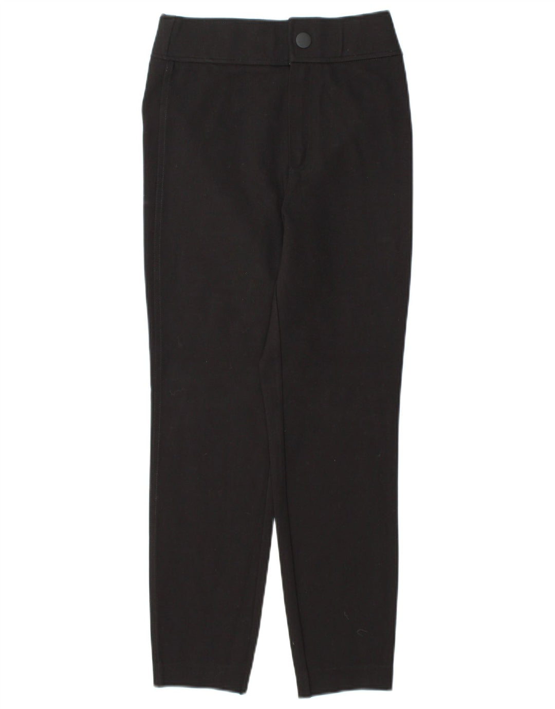 ZARA Mujer Pantalones Skinny Cropped Small W26 L25 Negro