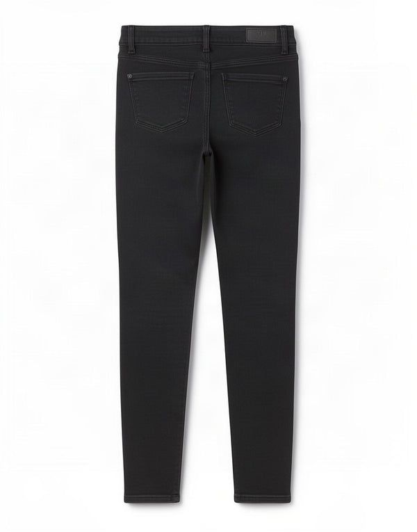 Zara Vaqueros Pitillo Mujer EU 34 2XS W24 L30 Negro