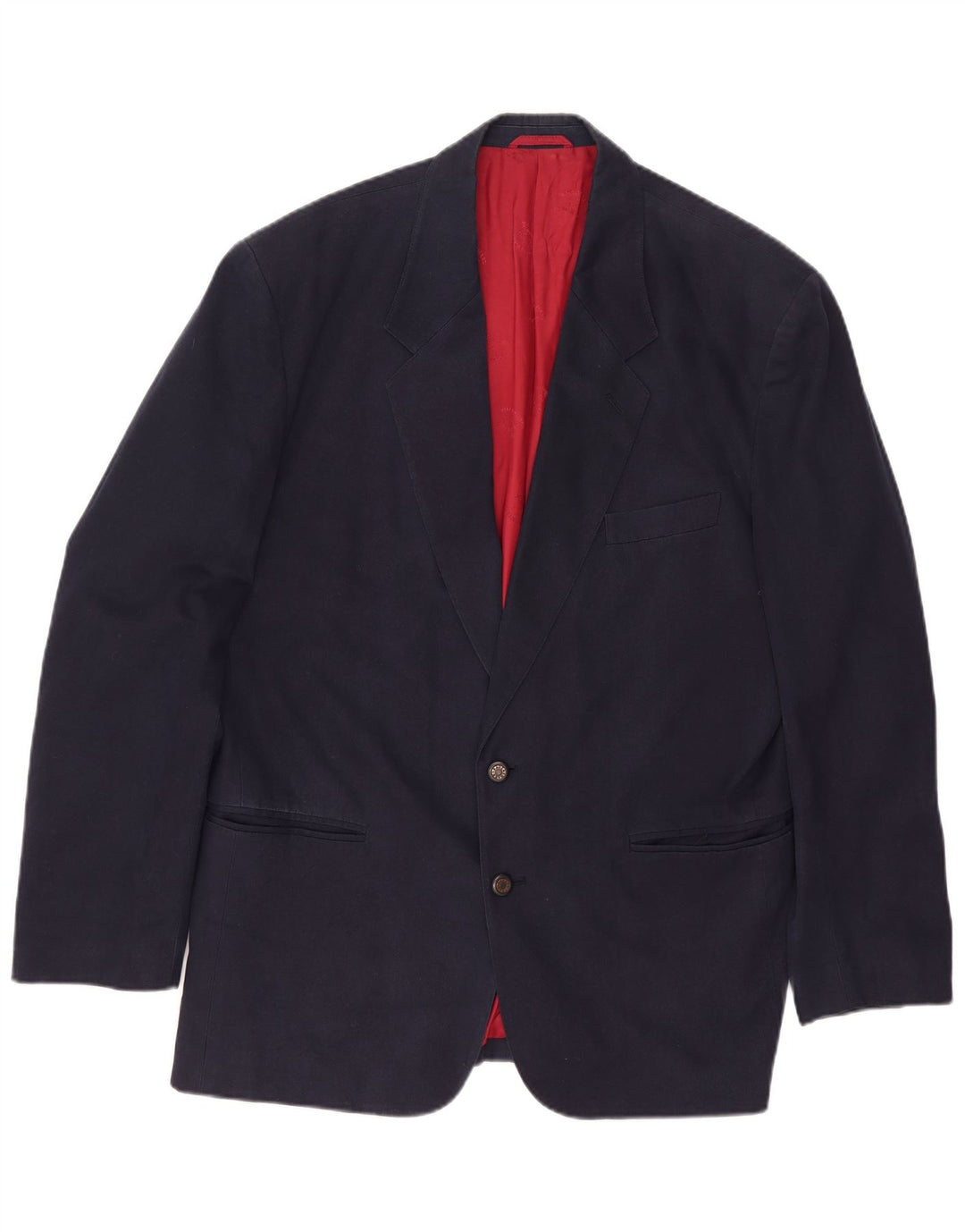 Paul & Shark Chaqueta tipo blazer de 2 botones para hombre UK 44 2XL Algodón azul marino