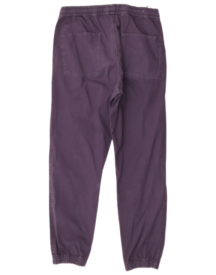 Zara Hombre Joggers Pantalones Medianos W32 L28 Azul Marino