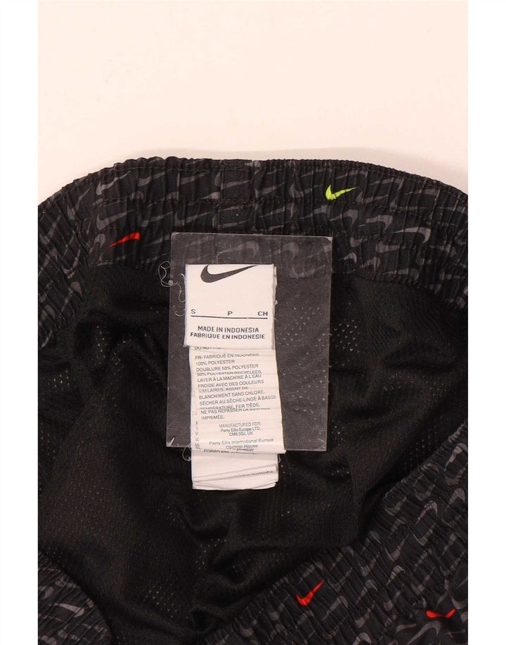 Nike Mens Graphic Sport Shorts Pequeño Poliéster Negro