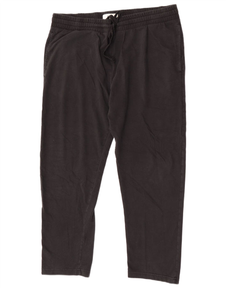 Marks & Spencer Pantalón de Chándal Regular Fit para Hombre XL Algodón Negro